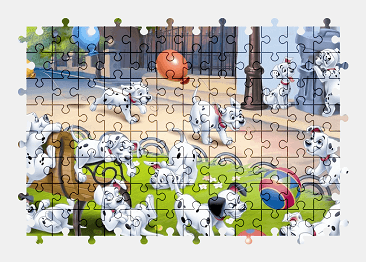 Jigsaw puzzle online 101-dalmatians,cartoon,colorful,character