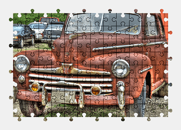 Jigsaw puzzle online ford,car,vehicle,colorful