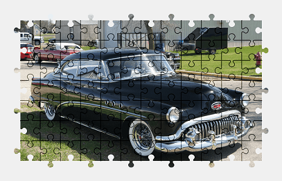 Jigsaw puzzle online black,buick,car,vehicle