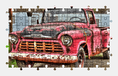 Jigsaw puzzle online chevrolet,pickup,truck,vehicle,car,colorful