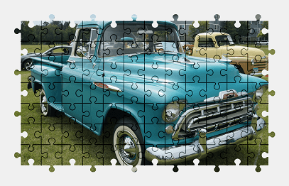 Jigsaw puzzle online chevrolet,pickup,truck,vehicle