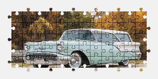 Jigsaw puzzle online car,vehicle,autumn,colorful,old