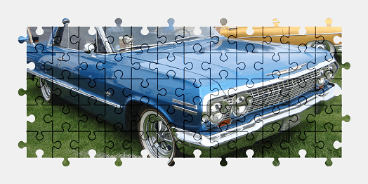 Jigsaw puzzle online chevrolet,car,vehicle,colorful