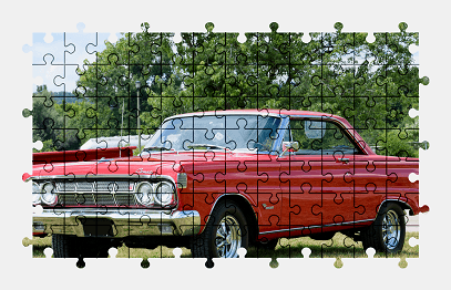 Jigsaw puzzle online mercury,car,colorful