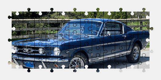 Jigsaw puzzle online ford,mustang,car,vehicle