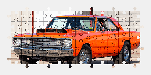 Jigsaw puzzle online dodge,car,colorful