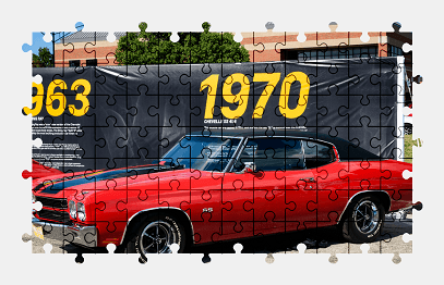 Jigsaw puzzle online chevrolet,colorful,car