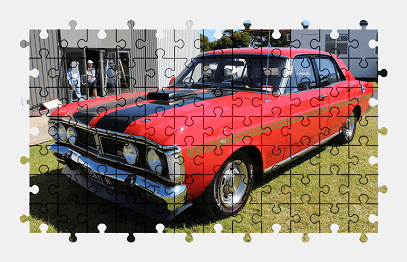 Jigsaw puzzle online ford,car,vehicle,colorful