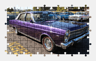 Jigsaw puzzle online ford,car,vehicle,colorful
