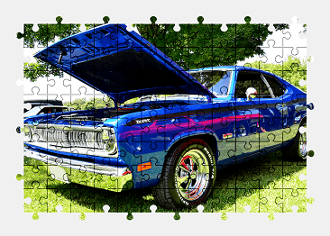 Jigsaw puzzle online plymouth,car,colorful