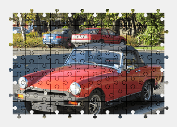 Jigsaw puzzle online red,car,sports-car,vehicle,colorful