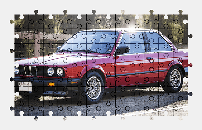 Jigsaw puzzle online bmw,car,colorful