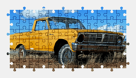 Jigsaw puzzle online ford,colorful,car,vehicle