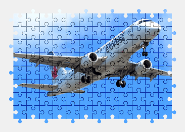 Jigsaw puzzle online airliner,airplane,aircraft,vehicle