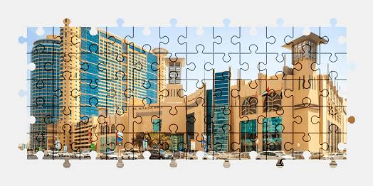 Jigsaw puzzle online uae,building,architecture,colorful