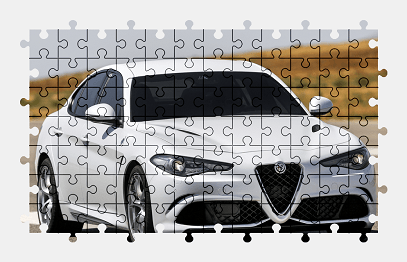 Jigsaw puzzle online alfa-romeo,car,italy,colorful