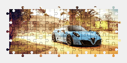 Jigsaw puzzle online alfa-romeo,car,vehicle,colorful