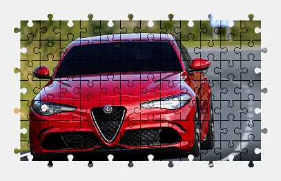Jigsaw puzzle online alfa-romeo,car,italy,colorful