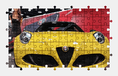 Jigsaw puzzle online alfa-romeo,sports-car,car