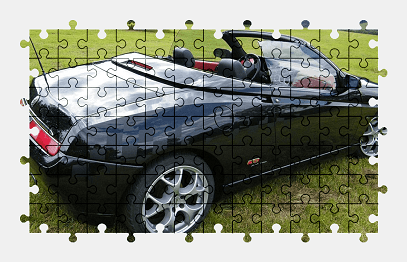 Jigsaw puzzle online black,alfa-romeo,car,vehicle