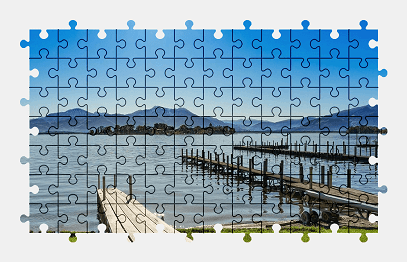 Jigsaw puzzle online germany,island,mountains,lake,nature,landscape,colorful