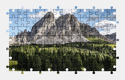 Jigsaw puzzle online mountains,italy,landscape,nature