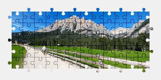 Jigsaw puzzle online alps,nature,mountains,landscape,colorful