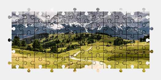 Jigsaw puzzle online italy,mountains,landscape