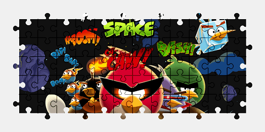 Jigsaw puzzle online angry-birds,video-games,colorful,character