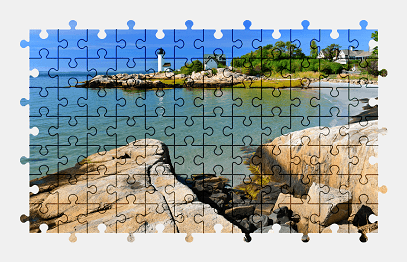Jigsaw puzzle online lighthouse,usa,colorful