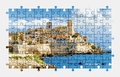 Jigsaw puzzle online city,france,building,colorful