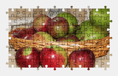 Jigsaw puzzle online apple,fruit,food