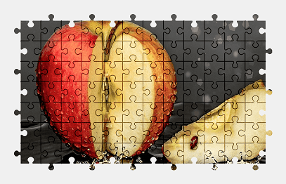 Jigsaw puzzle online apple,fruit,food