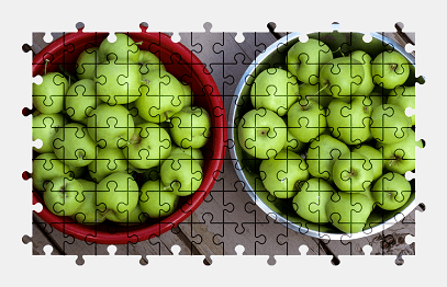 Jigsaw puzzle online apple,fruit,food