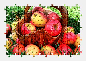 Jigsaw puzzle online apple,fruit,food,colorful