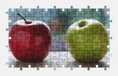 Jigsaw puzzle online apple,fruit,color,food,colorful