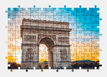 Jigsaw puzzle online monument,paris,france,city,colorful,architecture
