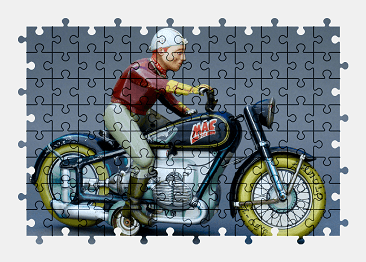 Jigsaw puzzle online motorcycle,toy,vehicle,colorful