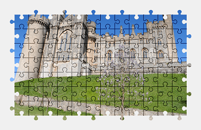 Jigsaw puzzle online castle,england,building,architecture,colorful