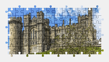 Jigsaw puzzle online castle,england,building,architecture,colorful