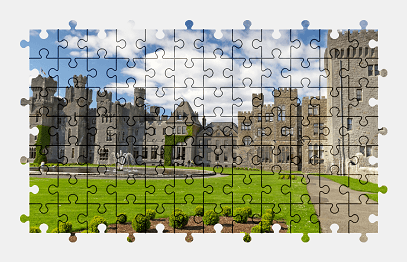 Jigsaw puzzle online castle,ireland,building,architecture,colorful