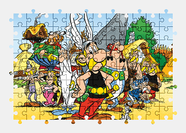 Jigsaw puzzle online asterix,cartoon,character,colorful