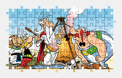 Jigsaw puzzle online asterix,cartoon,colorful,character