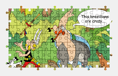 Jigsaw puzzle online asterix,cartoon,character,colorful