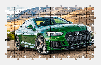 Jigsaw puzzle online audi,car,vehicle,colorful