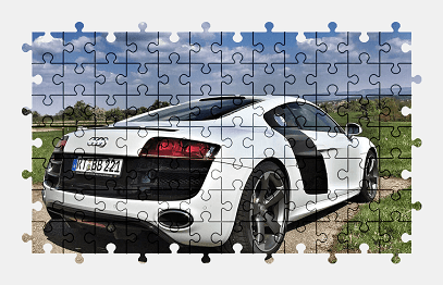 Jigsaw puzzle online audi,car,vehicle,sports-car