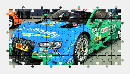 Jigsaw puzzle online audi,sports-car,colorful,car,sport