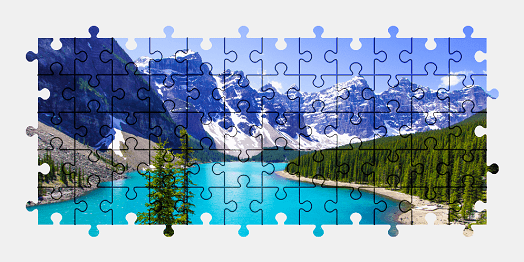 Jigsaw puzzle online banff,canada,mountains,lake,landscape,nature,colorful