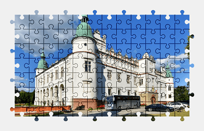 Jigsaw puzzle online castle,poland,architecture,building,colorful