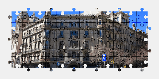 Jigsaw puzzle online barcelona,city,theatre,building,architecture,spain